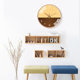 Beiwang Internet celebrity creative style silent punch-free wall clock