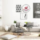 Beiwang Silent Living Room Simple Home Clock Wall Clock