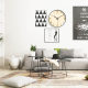 Beiwang solid color classic creative style silent living room wall clock