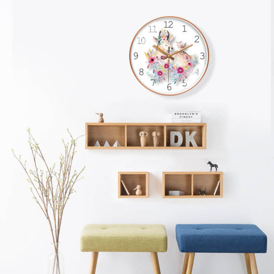 Beiwang Silent Living Room Simple Home Clock Wall Clock