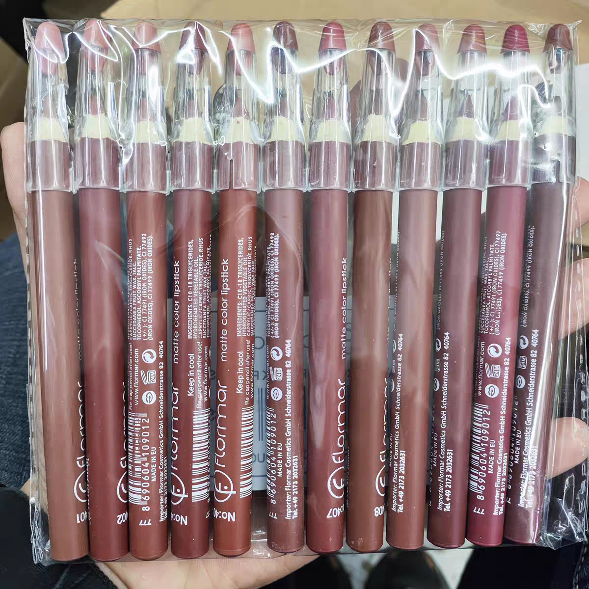 filorma口笔12支防水持久不沾杯不掉色口红笔画唇笔哑光易上色,淘宝优惠券,粉丝福利购,淘宝优惠卷