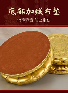 莲花底座佛像垫高坐垫金色圆形