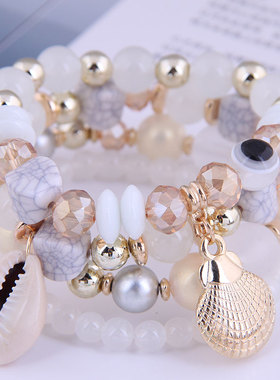 Bohemia Bracelets Resin Beads Bracelet Ethnic Stone