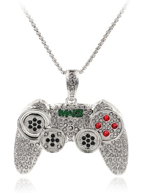 Hip-hop Jewelry Game Console Handle Necklace Pendant Gold