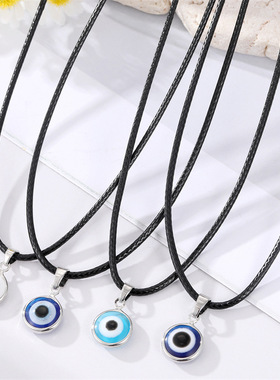 3Pcs New Turkish Lucky Evil Eye Hand Zircon Pendant