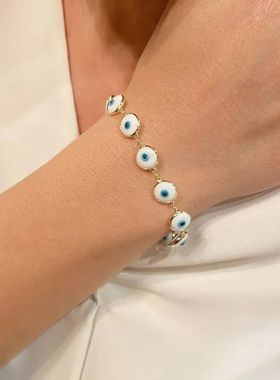 Wholesale Fashion Lucky Turkish Evil Eye Bracelet For Women