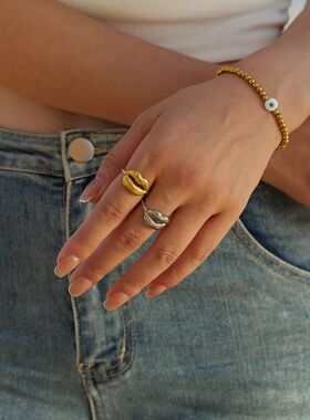 Youthway 4MM Wide Stainless Steel Ball Devil Eye Stretch