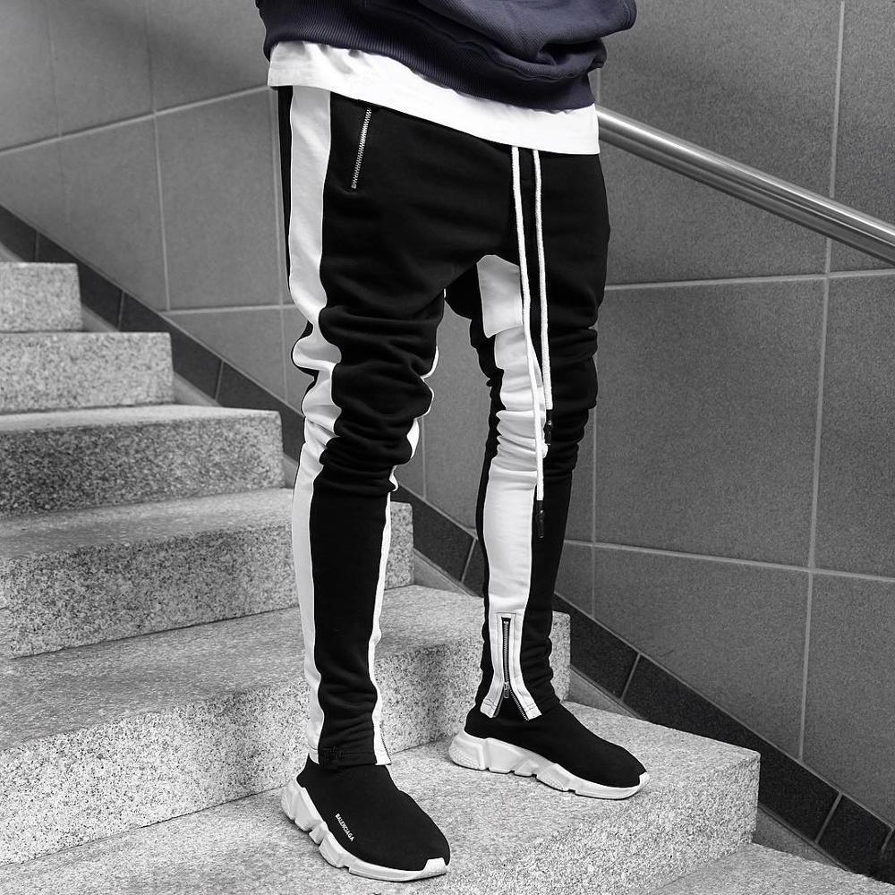 Skinny Sweatpants Trousers Jogger Pants 紧身运动裤长裤慢跑裤 - 图2