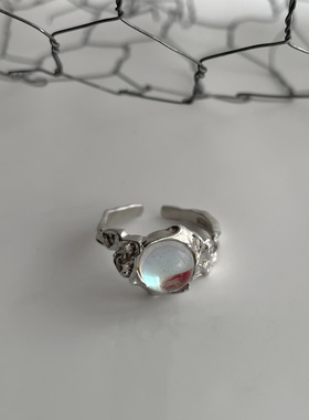 INS Fashion Silver Color Minimalist Irregular Twined Finger