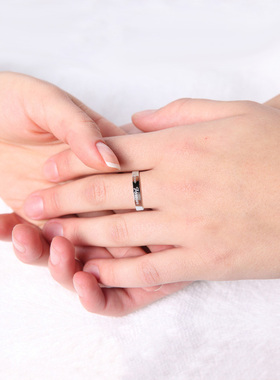 Fashion 925 Sterling Silver Forever Love Engagement Ring