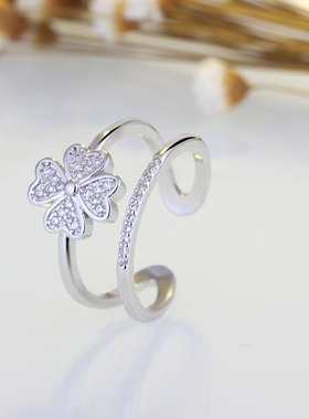 925 Sterling Silver Rings For Women Mosaic CZ Zirconia