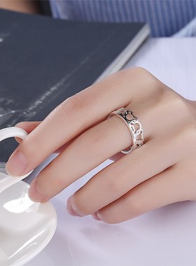 Hot Fashion 925 Sterling Silver small Mickey Rings For