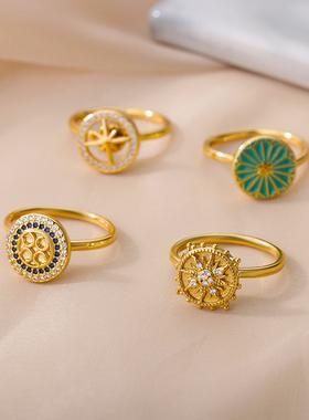 Fashion Anxiety Ring Spinner Rings For Women Satinless