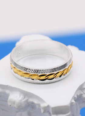 Fashion 100% 925 Sterling Silver Ring  For Men & Women