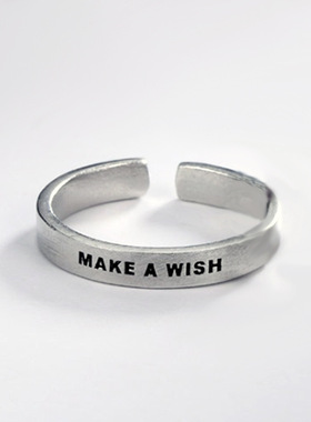 2023 fashion trend jewelry ring silver plated ring make a