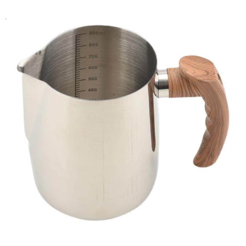 日式304不锈钢拉花杯带刻度加厚商用咖啡奶泡杯尖嘴电陶炉可加热,淘宝优惠券,粉丝福利购,淘宝优惠卷