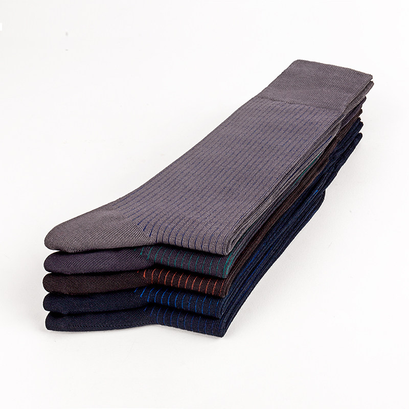 tabio男条纹商务休闲正装长筒袜 Tabio短袜/打底袜/丝袜/美腿袜