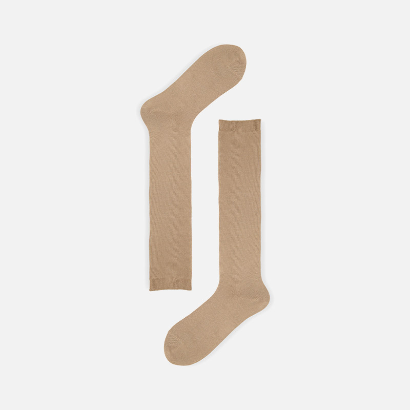 Tabio小腿袜女秋冬防滑半膝袜子女及膝半截高筒袜长筒袜黑色长袜,淘宝优惠券,粉丝福利购,淘宝优惠卷