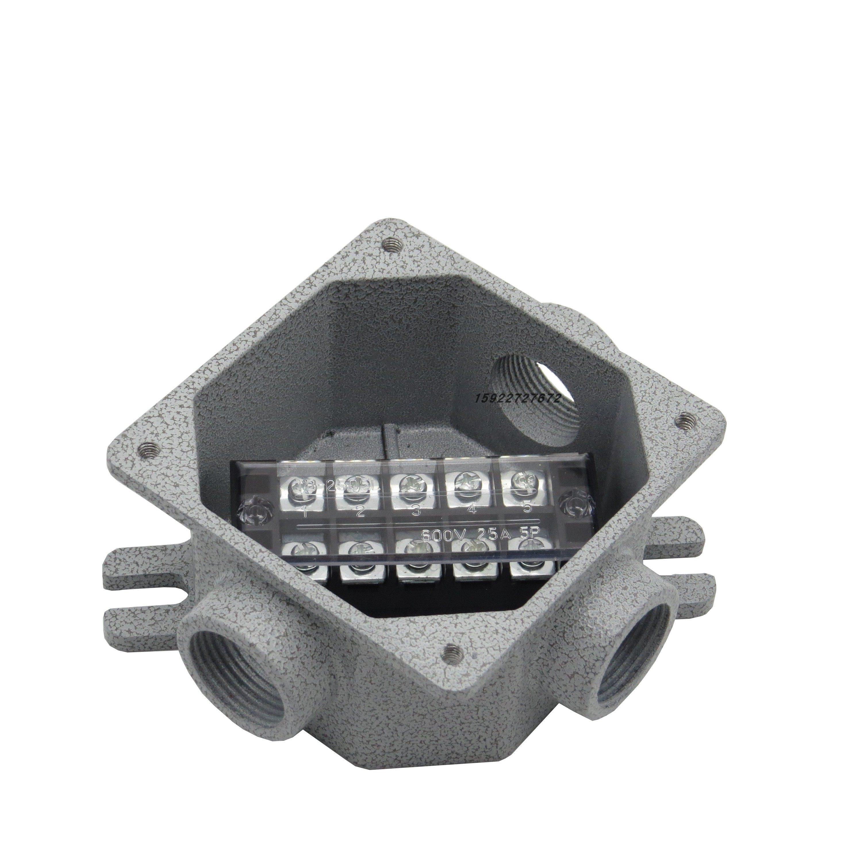 加厚防爆86型铝合金方型过线盒明暗装防爆底盒三防穿线盒TB端子EX,淘宝优惠券,粉丝福利购,淘宝优惠卷