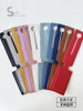Simple leather luggage tag can be printed name custom logo