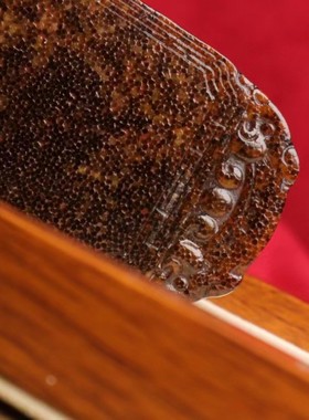 保真天然披毛犀牌子鱼子纹摆件