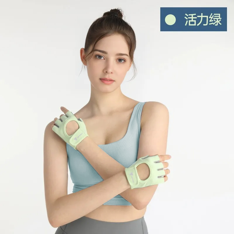 SFFIT 健身手套运动女士器械训练防滑壶铃瑜伽普拉提单车半指防茧 - 图3