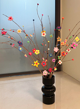 【枯木逢春】手工diy树枝装饰花2026新年装饰元旦幼儿园创意活动