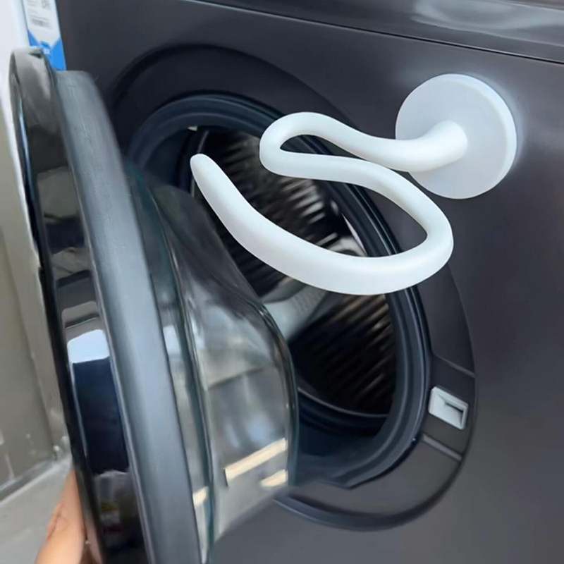 洗衣机通风卡扣神器磁吸洗衣机门固定器防撞防异味硅胶蛇形支架,淘宝优惠券,粉丝福利购,淘宝优惠卷