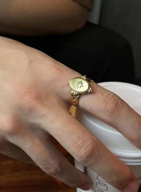 ONEPART原创金色铠甲戒指