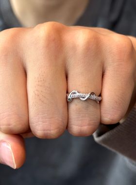 ONEPART灵蛇情侣铜合金戒指