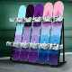 Indoor vertical metal snowboard display storage rack