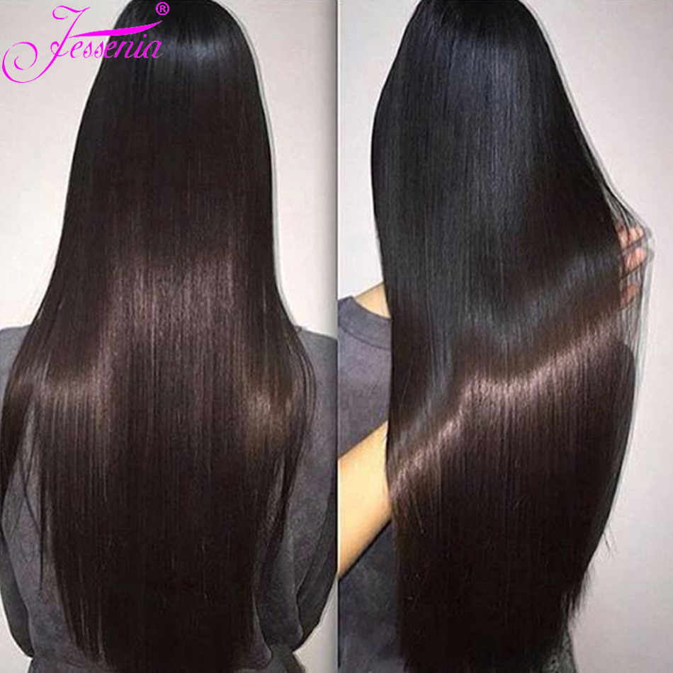 Bone Straight Bundles With Frontal HD Transparent Lot Tissag - 图0