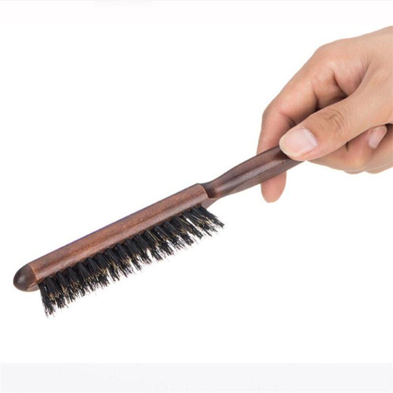 Professional Salon Teasing Back Hair Brushes Boar Bristle Wo - 图3