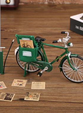 二八大杠自行车模型复古怀旧摆件