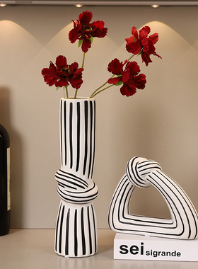 玄关装饰品高档家居陶瓷花瓶摆件