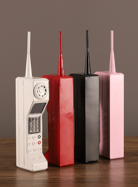 复古老式大哥大电话道具仿真模型