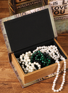 创意假书型收纳摆件模型书盒