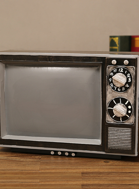 老式黑白电视机复古怀旧老物件