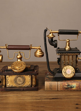 铁艺复古摆件老式怀旧模型装饰品