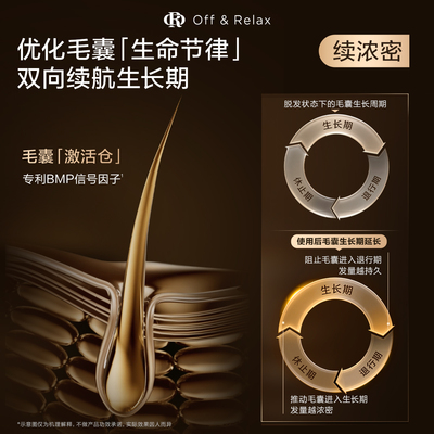 【立即抢购】OffRelax防脱育发超活喷雾头皮精华固发密发防掉发