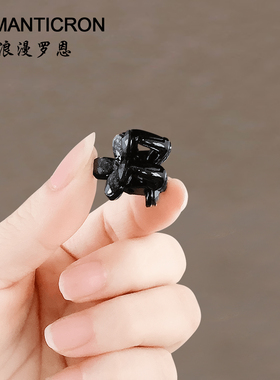 花朵抓夹公主头小号高级感精致迷你发夹刘海侧边夹发量少头顶发卡