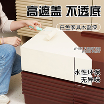 White Cabinet Change Color Lacquered Old Furniture Wardrobe Cabinet Door Wood Door Renovated White Lacquered Brush Wood Lacquered Water Wood Lacquered Paint