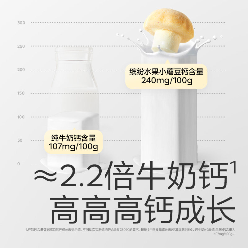 babycare光合星球溶豆水果小蘑豆宝宝儿童零食无添加送婴儿辅食谱