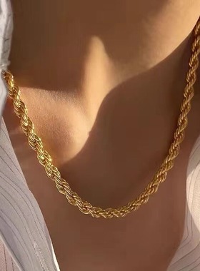 圆珠项链男女款霸气六角佛珠转运珠链