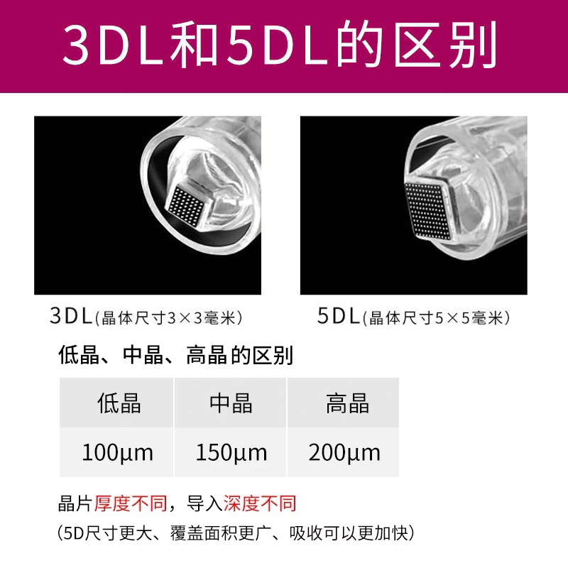 微针导入仪器针头mts美容纳米微晶头纳晶中胚层水光融斑圆晶12针-图1