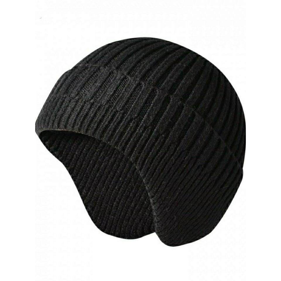 加绒帽子男女毛线护耳帽骑车防风帽户外保暖秋冬季弹力滑雪针织帽,淘宝优惠券,粉丝福利购,淘宝优惠卷