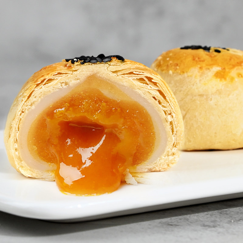 Aji 流心蛋黄酥盒装雪媚娘网红小零食休闲零食中式糕点心食品220g,淘宝优惠券,粉丝福利购,淘宝优惠卷