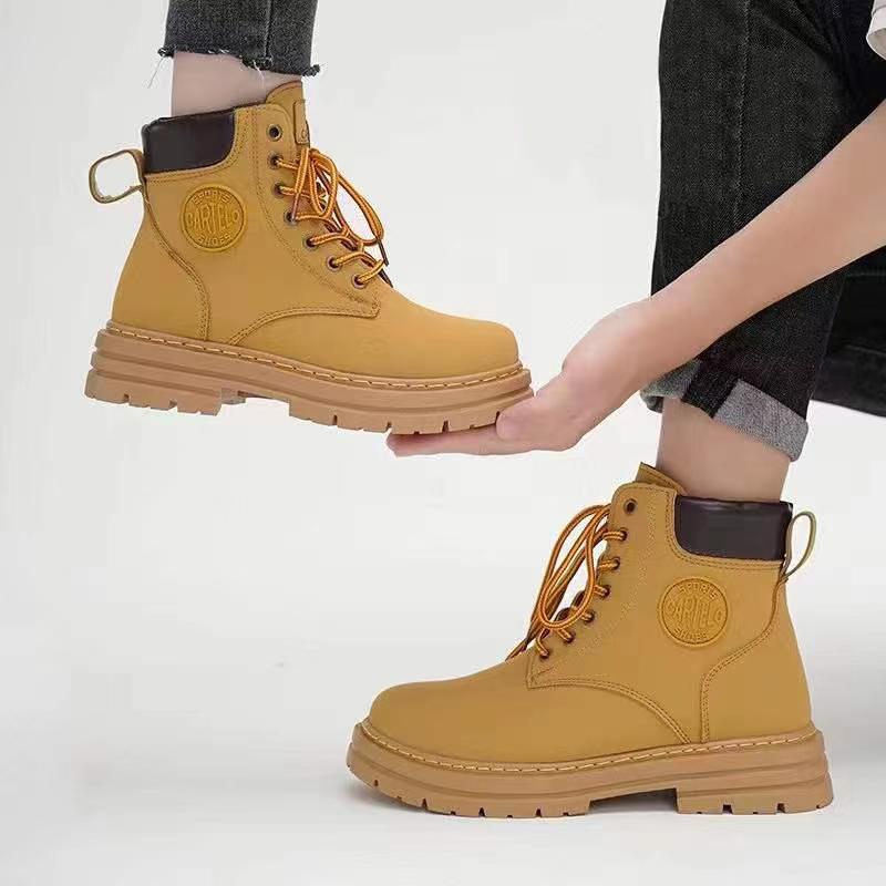 木林森 情侣款工装马丁靴 天猫优惠券折后￥69.9包邮（￥569.9-500）男、女多色可选