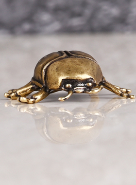 黄铜瓢虫小摆件昆虫迷你盆景观赏