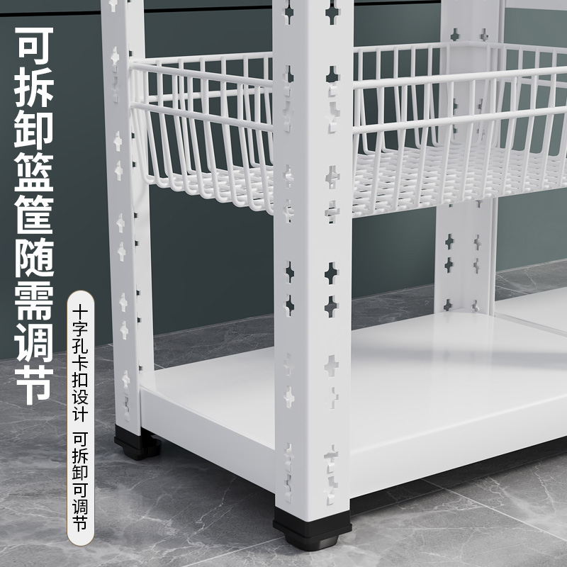 衣架置物架自由组合衣柜开放式衣帽架卧室货架开放式储物钢架结实 - 图2